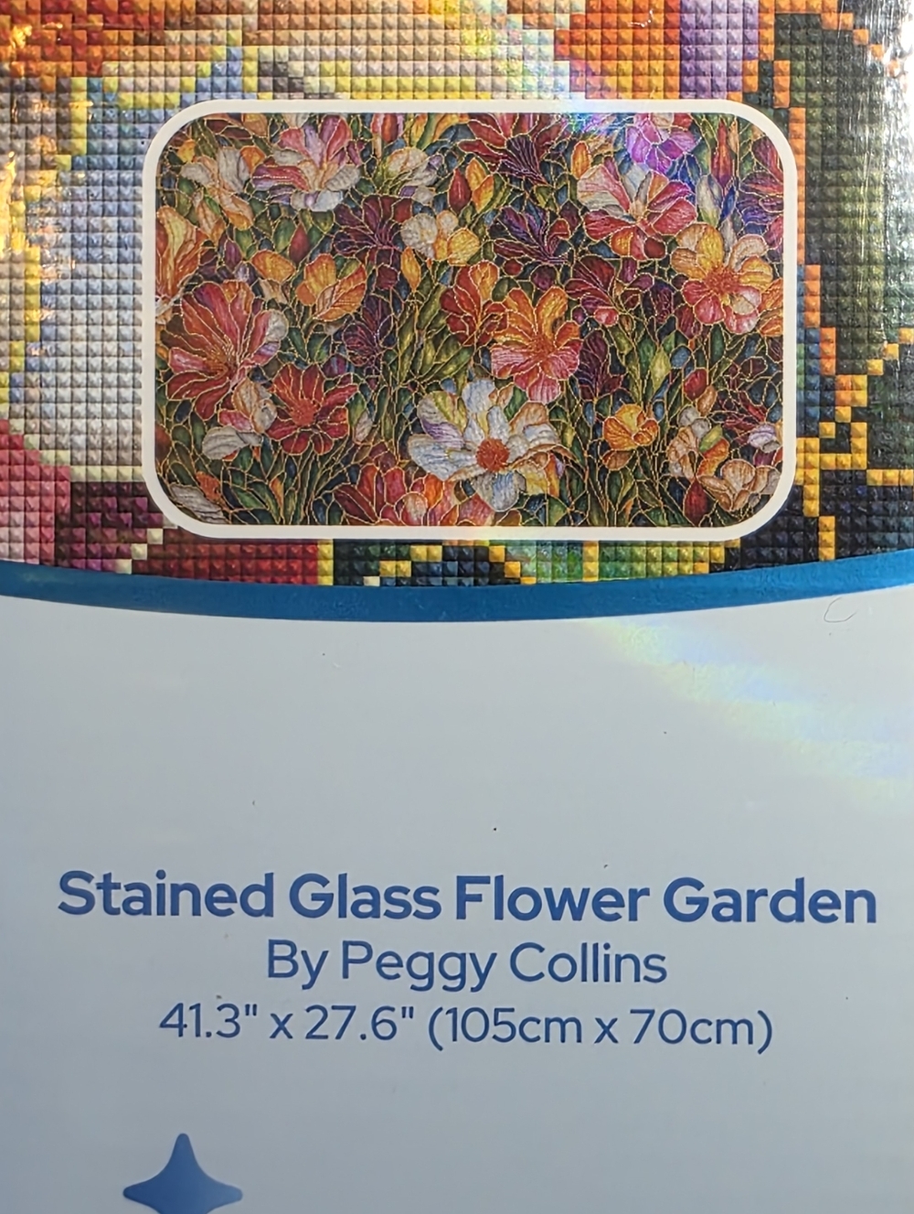 Diamond Art Club "Stained Glass Flower Garden" by Peggy Collins - New & Sealed